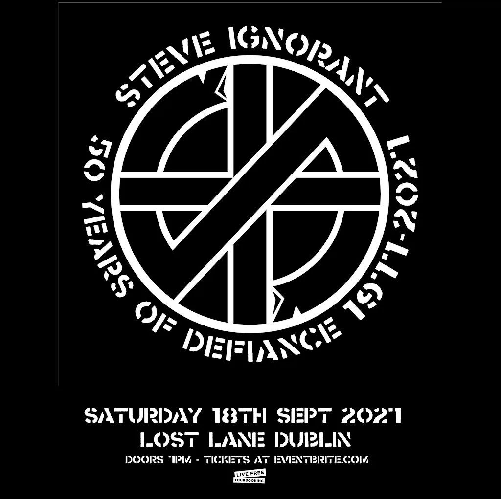 Steve Ignorant at Lost Lane Dublin 18/9/27 at Lost Lane