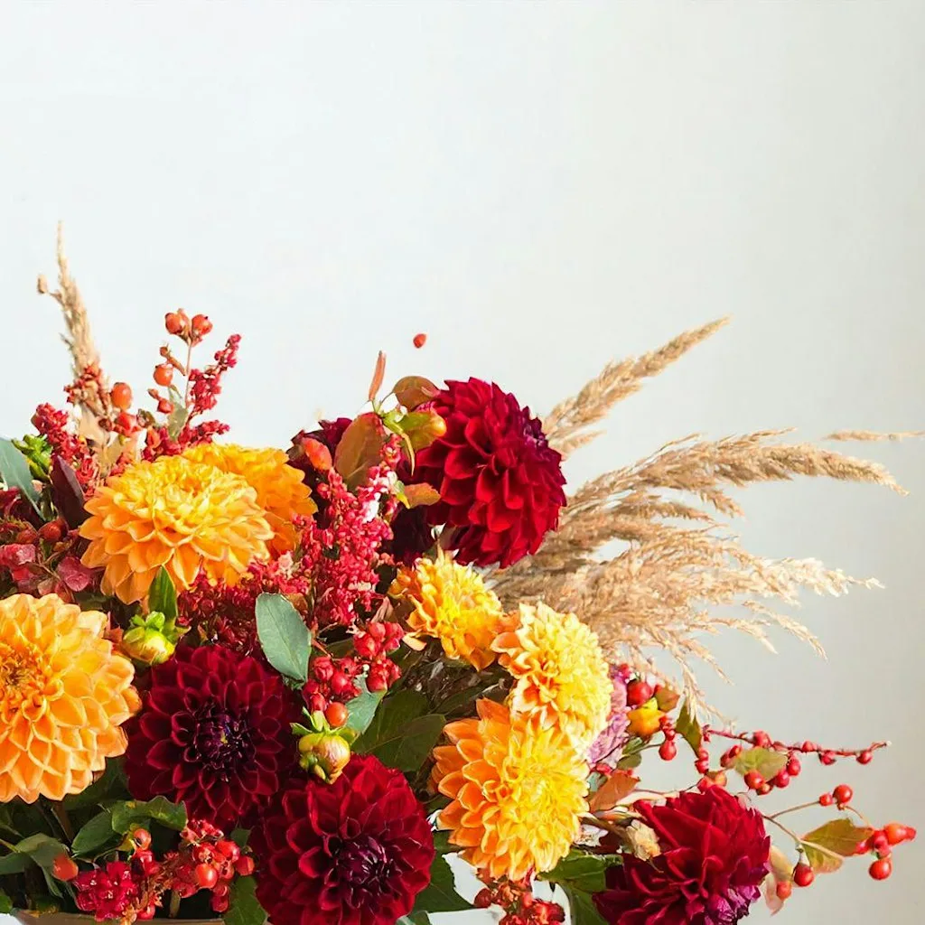 Dahlia Flower Arranging Workshop at Crook Hall Gardens, Durham at National Trust - Crook Hall Gardens