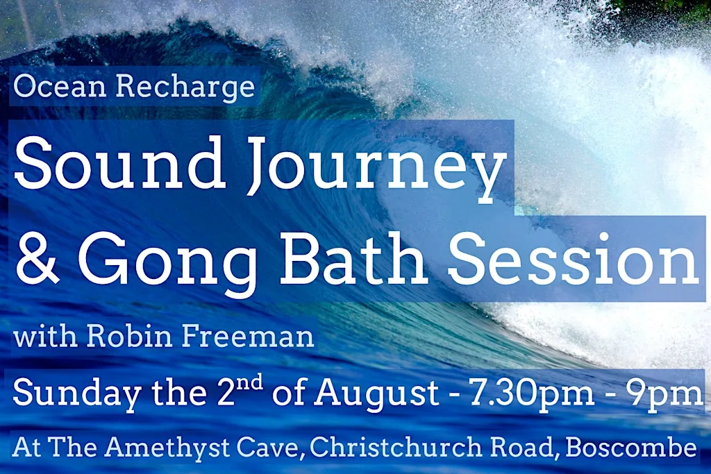 Ocean Recharge - Sound Journey & Gong Bath - Boscombe at The Amethyst Cave