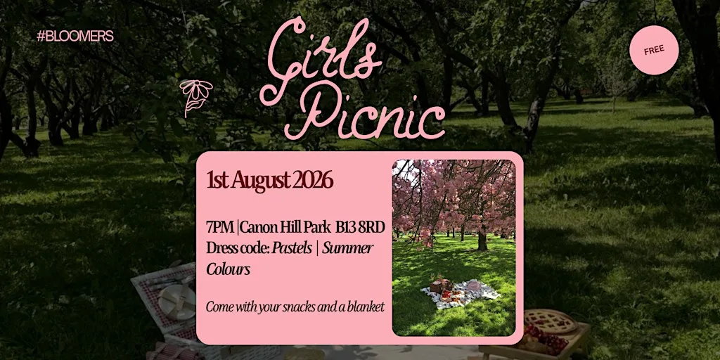 Girls Picnic at Cannon Hill Park