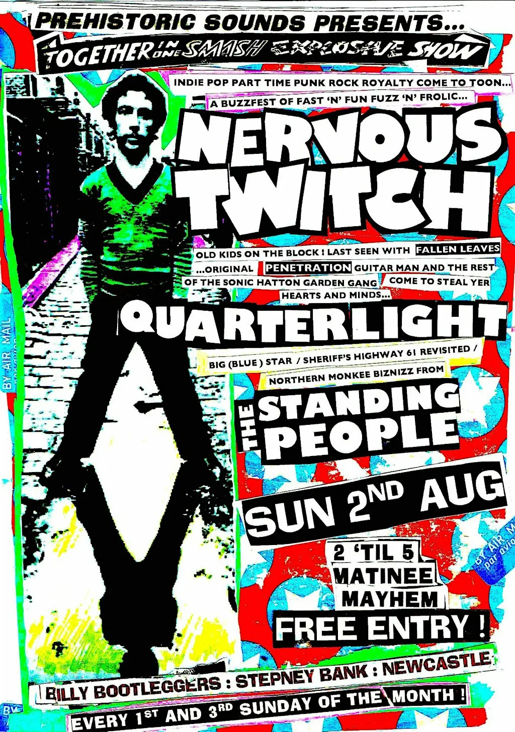 Nervous Twitch , Quarterlight + The Standing People at Billy Bootleggers