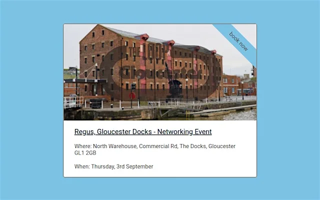 The Loop Networking: Gloucester at Regus Gloucester Docks at Regus - Gloucester Docks, North Warehouse