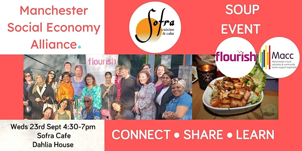 SOUP - Manchester Social Economy Alliance at Dahlia Café