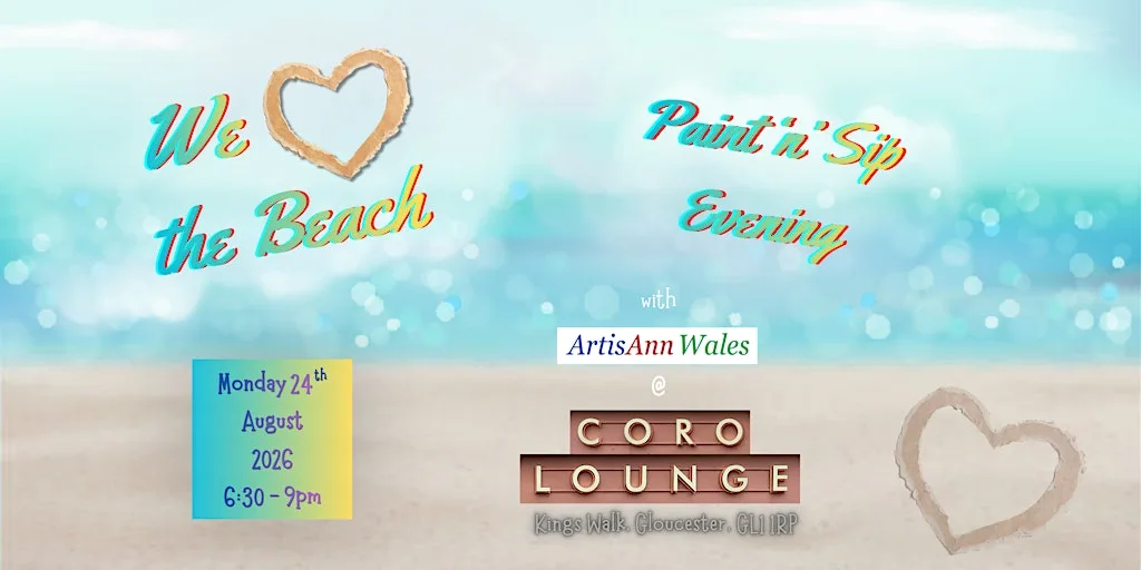 We Love the Beach Paint n Sip Evening at Coro Lounge