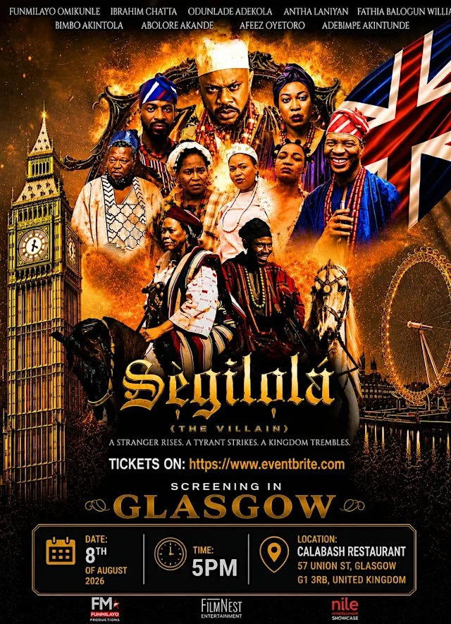 SEGILOLA GLASGOW at The Calabash African Bar & Restaurant