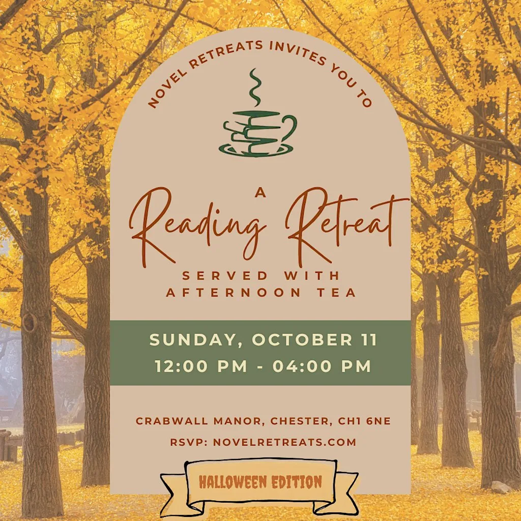 Chester Afternoon Tea & Reading Retreat Halloween Edition October 11 at Crabwall Manor Hotel & Spa - managed by Legacy Hotels and Resorts