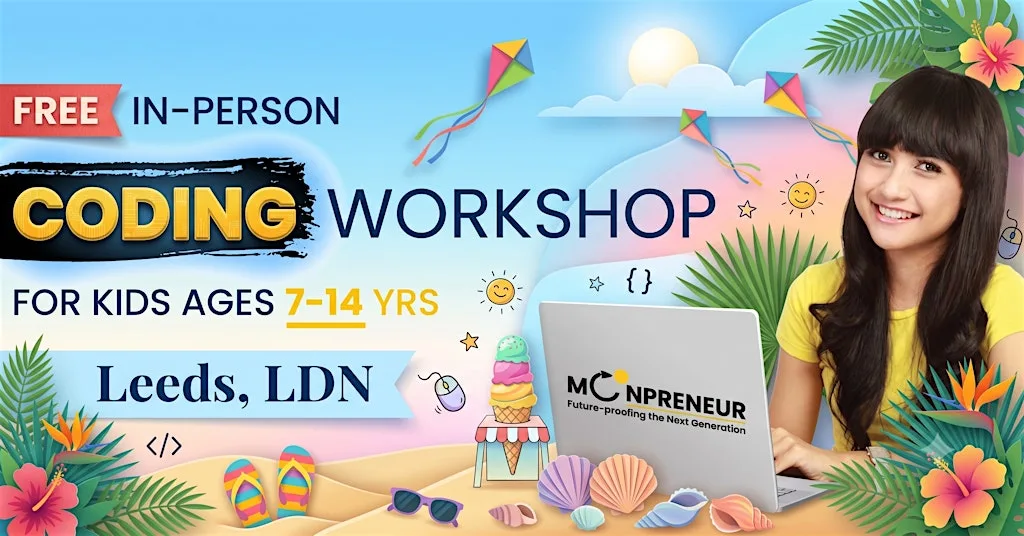 Free In-person Coding Class in Leeds For Kids Ages 7-14 Years at Co-op Academy Brierley