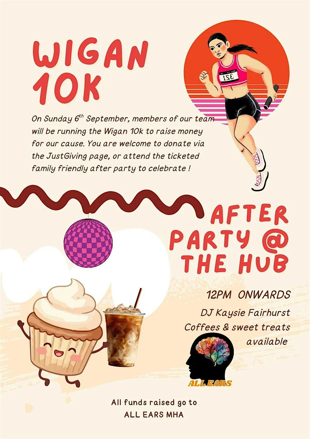Wigan 10k After Party at ALL EARS MHA