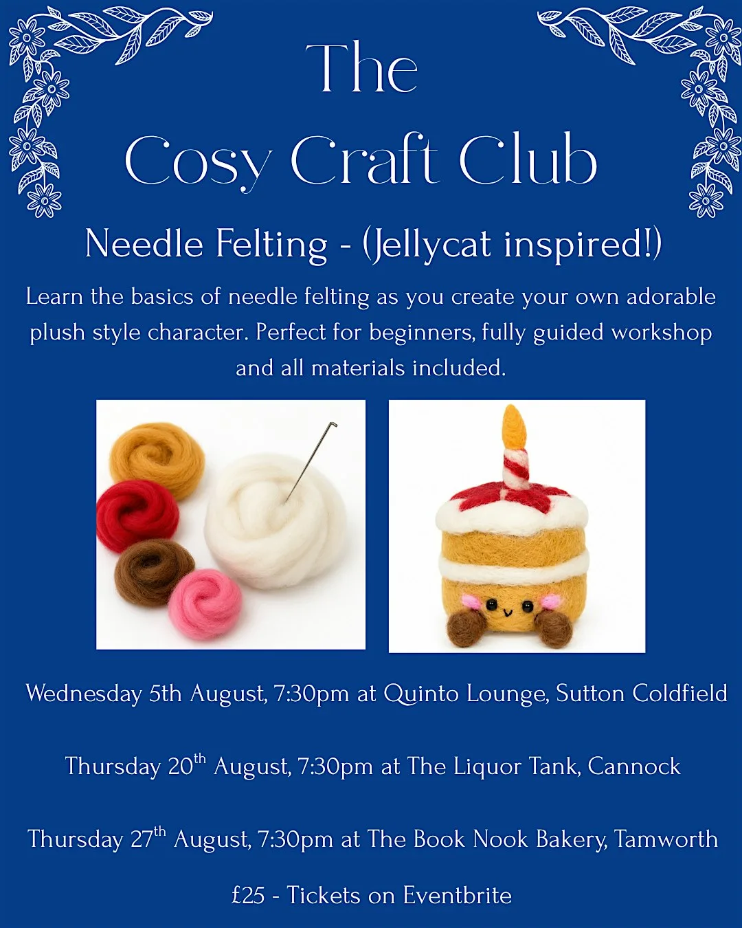 Cosy Craft Club - Needle Felting