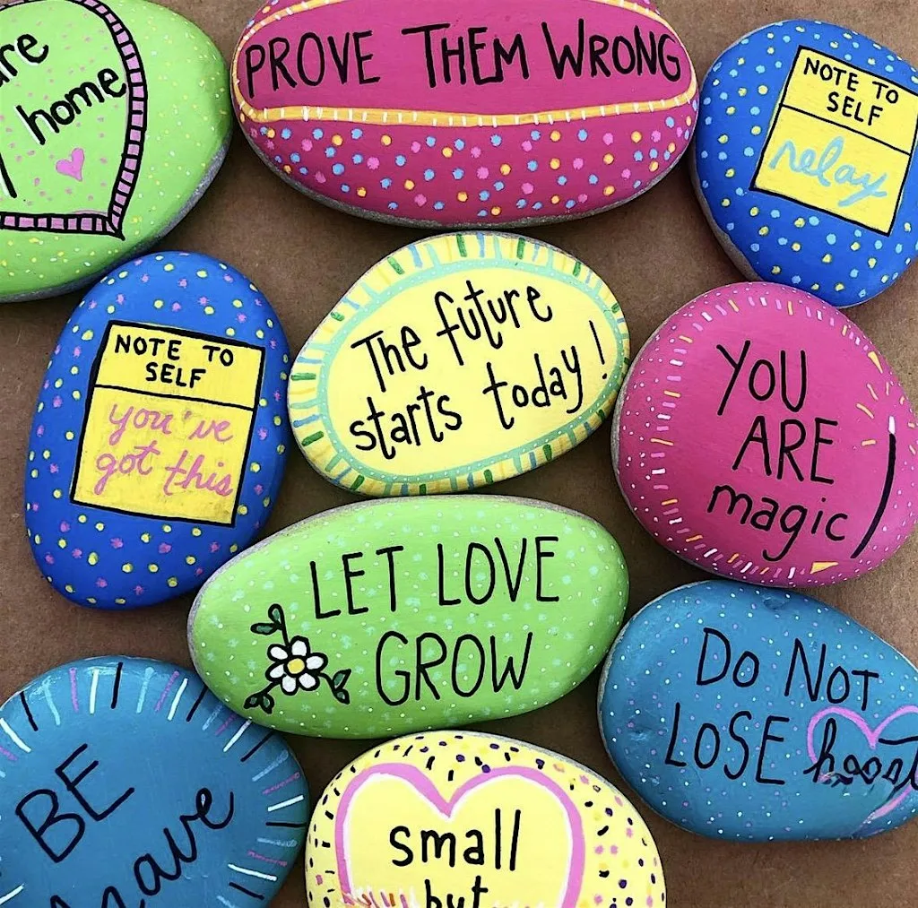 Paint Your Own Positivity Stones at Ormeau Park