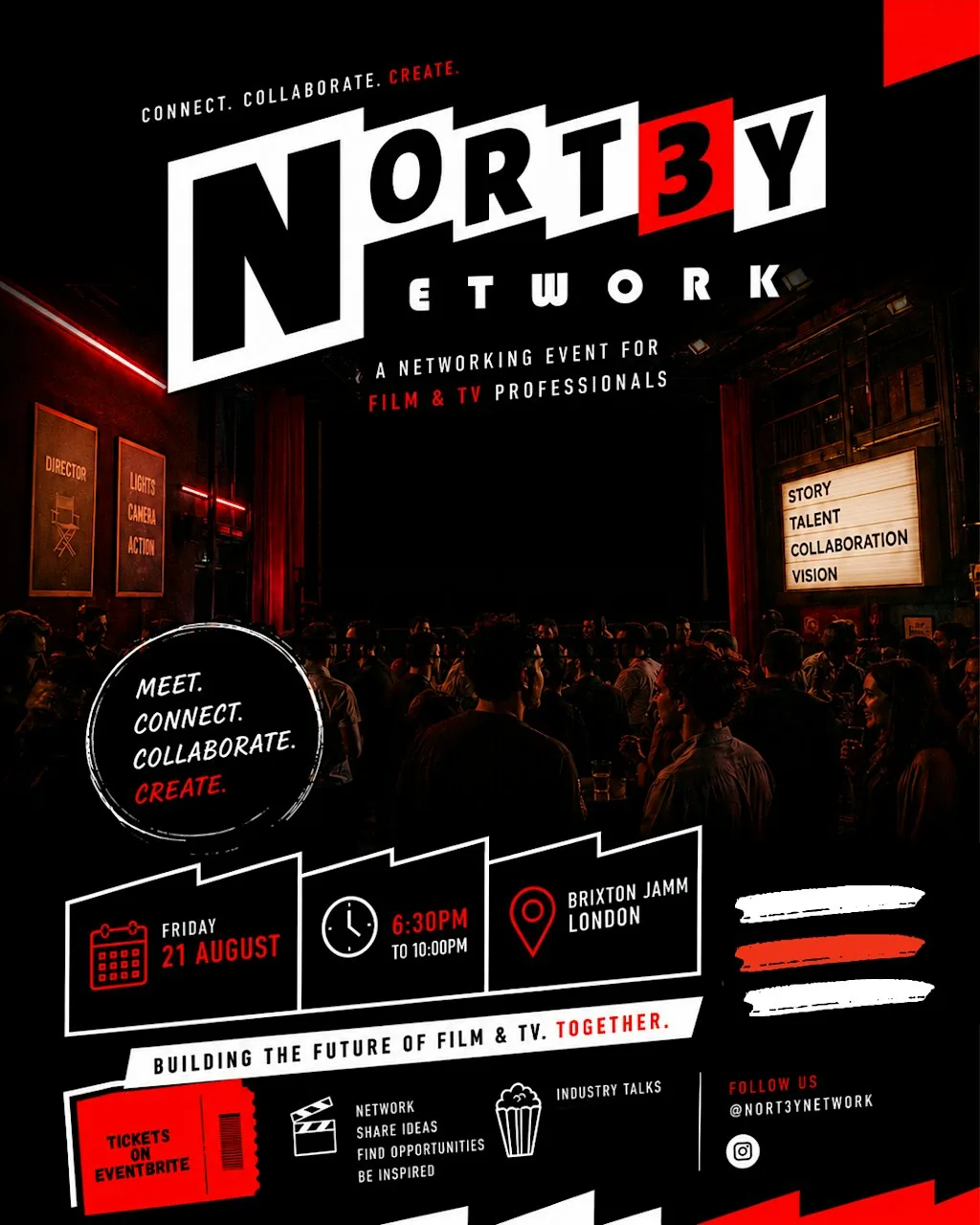 Nort3y Network Film and TV Networking Event (Summer Edition) #7 at Brixton Jamm