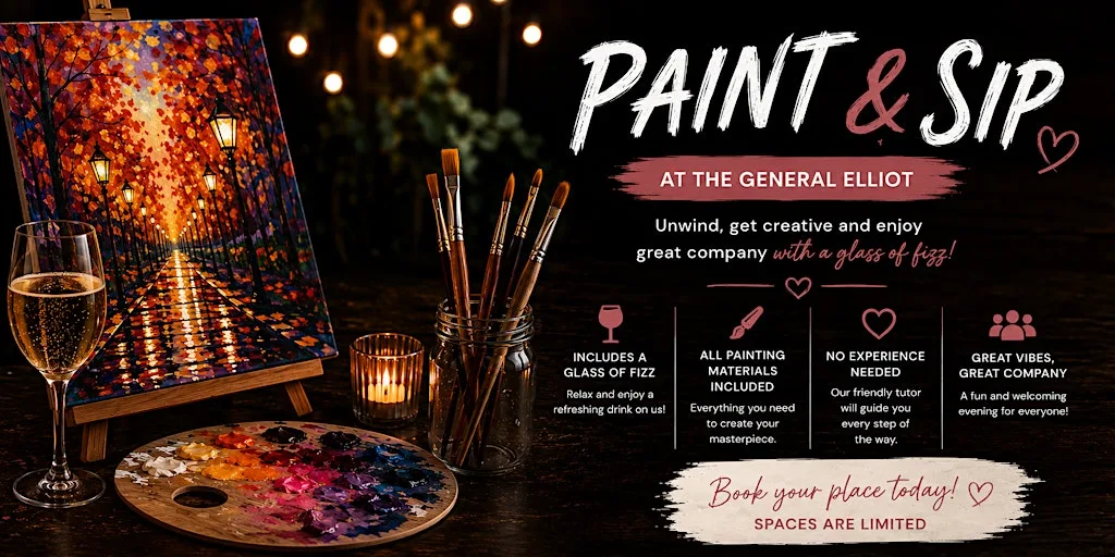 Paint & Sip with Dani at The General Elliot at The General Elliot, Croft