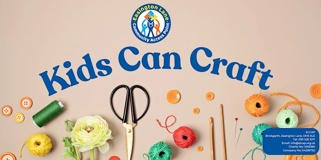 Kids can Craft at Easington Lane Community Access Point