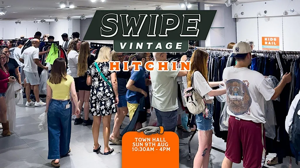 Swipe Vintage x Hitchin Kilo Sale at Hitchin Town Hall