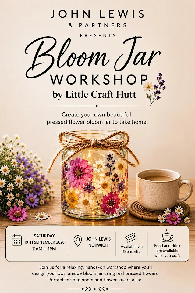 Bloom Jar Workshop At John Lewis