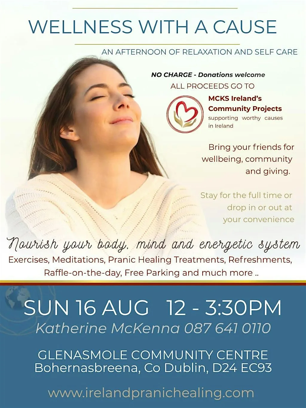 WELLNESS WITH A CAUSE at Glenasmole Community Centre