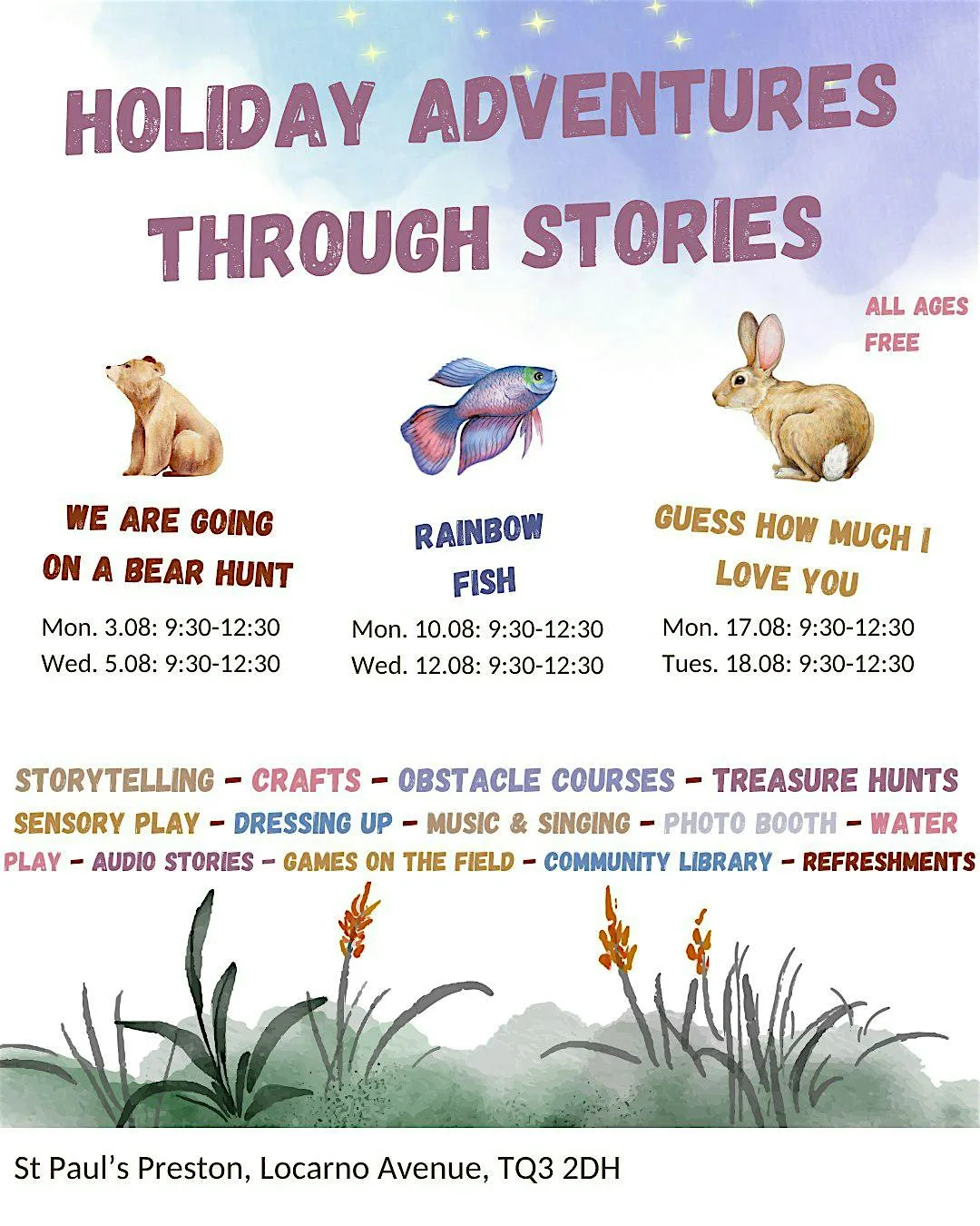 Holiday Adventures Through Stories (HATS) at St Paul's Church, Preston, Paignton