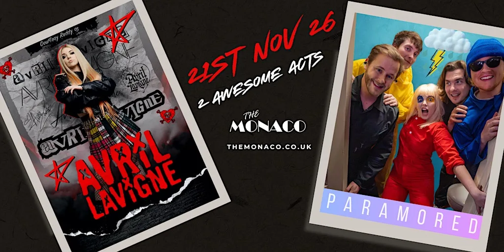 Avril Lavigne & Paramore Tribute Night