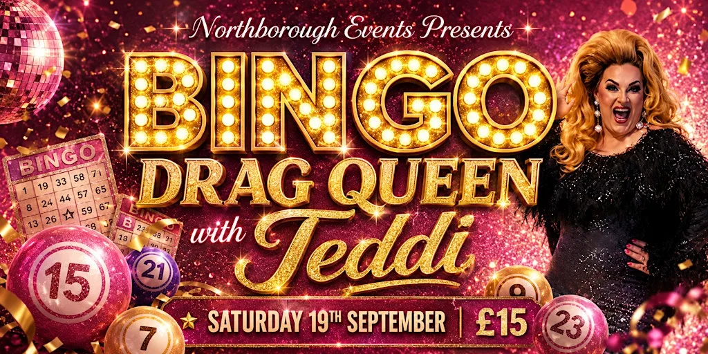 Drag Queen Bingo with Teddi at Northborough Village Hall