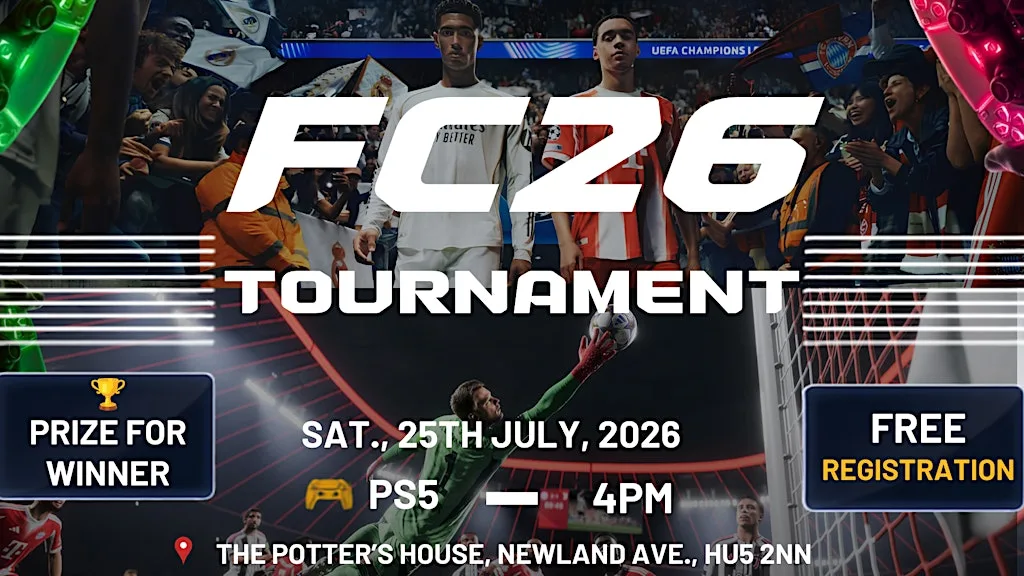 FIFA TOURNAMENT at The Potter's House Church Hull