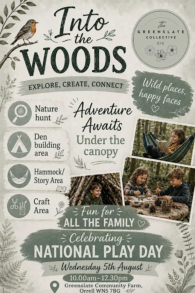 Into the Woods - The Greenslate Collective at Greenslate Community Farm