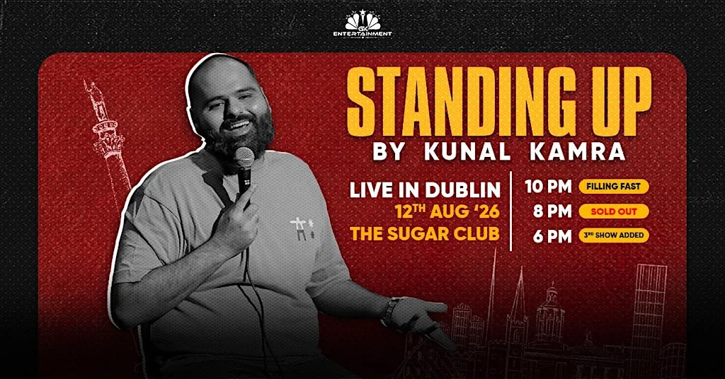 Kunal Kamra Live in Dublin 6PM at The Sugar Club