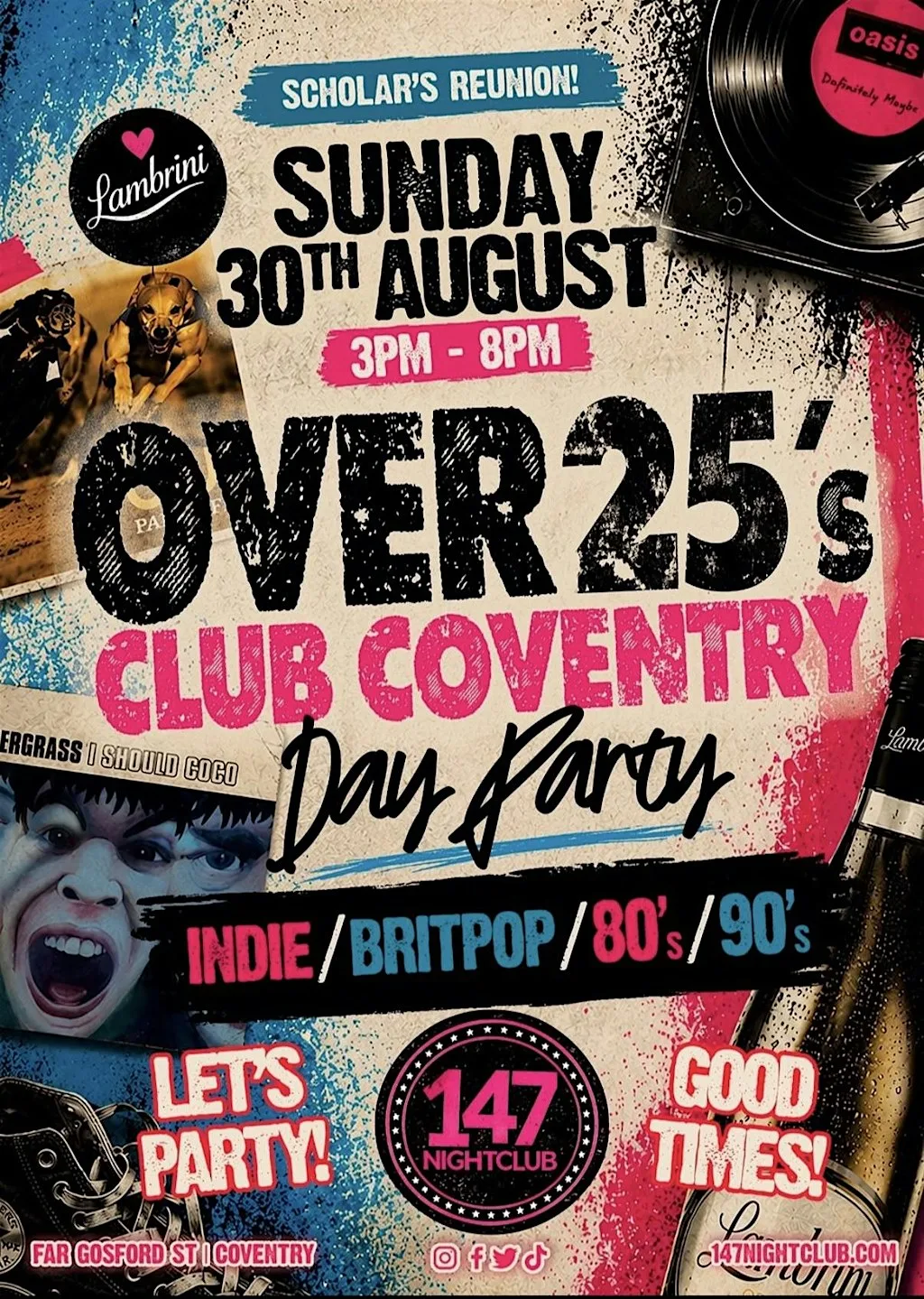Over 25's Club Coventry (Scholars) at 147 Nightclub