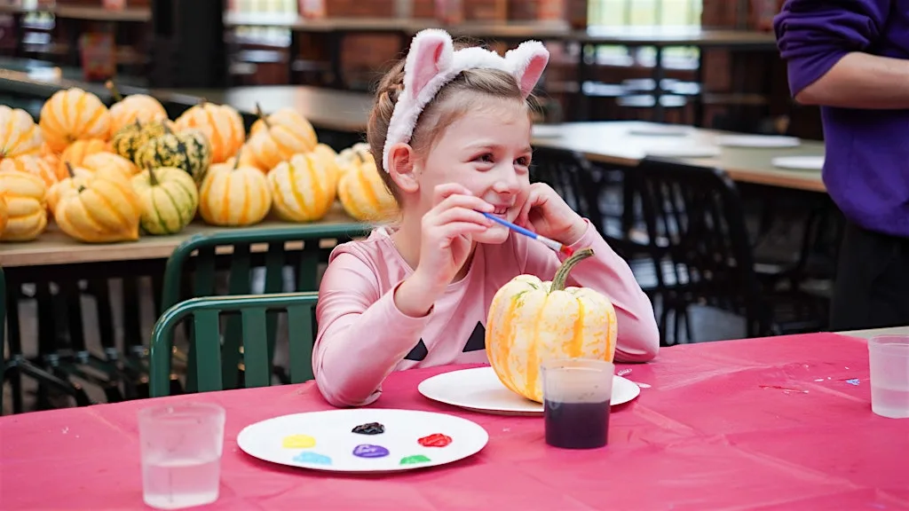 Kids Paint a Pumpkin at Cambridge Street Collective