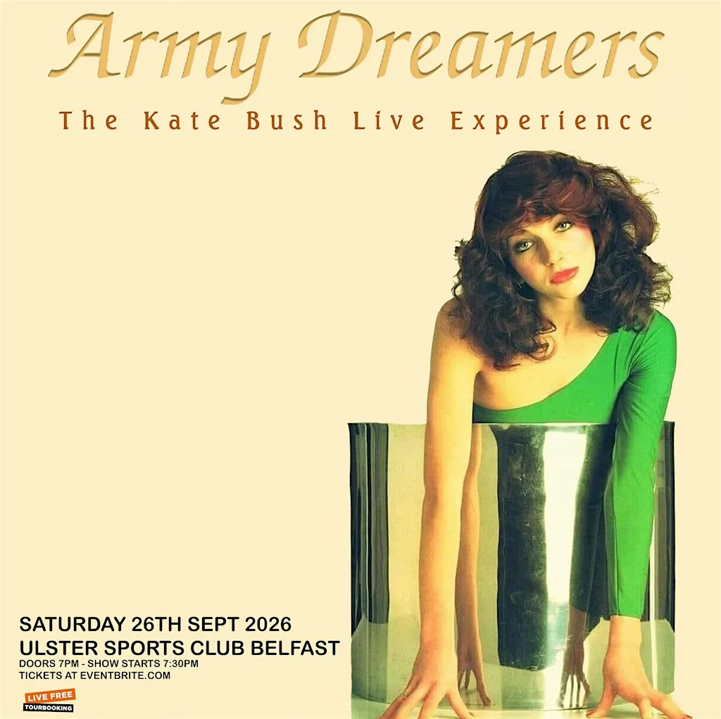 Army Dreamers / The Kate Bush experience at Ulster Sports Club Belfast 26/9 at Ulster Sports Club