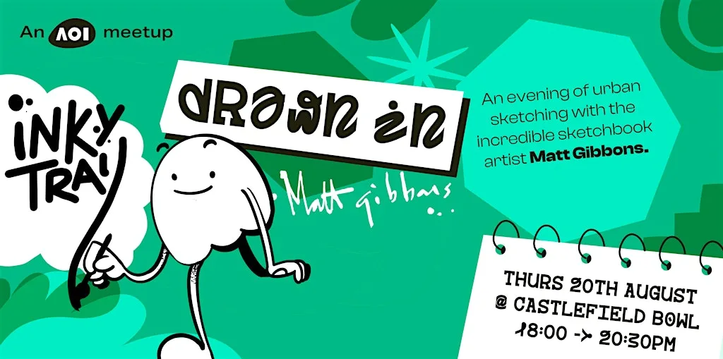 Inky Trail with Matt Gibbons / Manchester illustrators meet-up