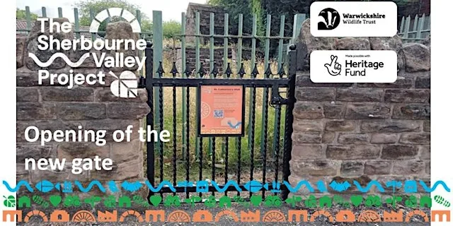 Sherbourne Valley Project st Catherine's well new gate & Interpretation