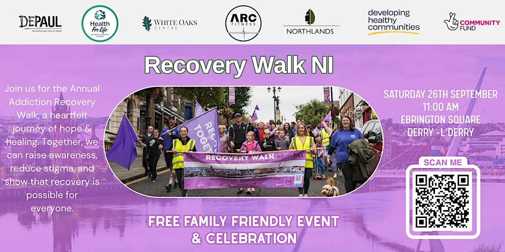 Recovery Walk NI 2026 at Ebrington Square