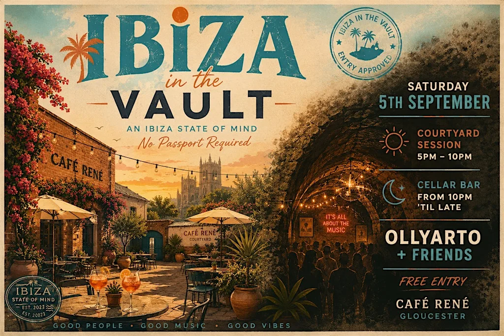 Ibiza In The Vault @ Cafe Rene - 5th September - Ibiza Classics W/ Ollyarto at Café René