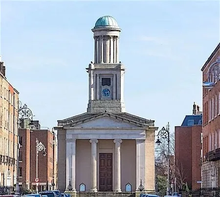 Sunday Worship in The Pepper Canister Church with choir and organ at St Stephen's Church of Ireland