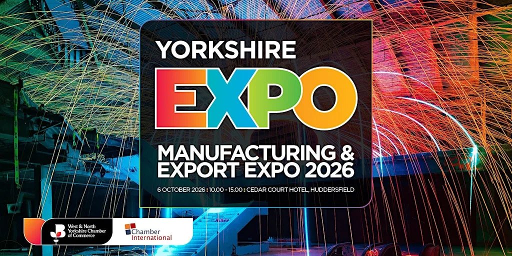 Yorkshire EXPO: Manufacturing and Export 2026 at Cedar Court Huddersfield Hotel