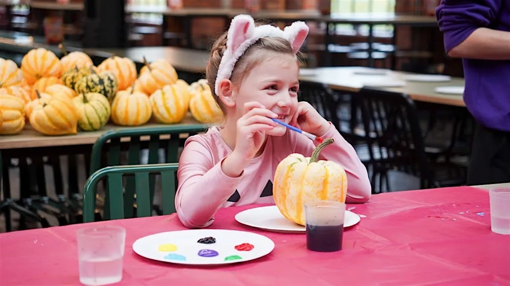 Kids Pumpkin Painting Workshop at Cutlery Works