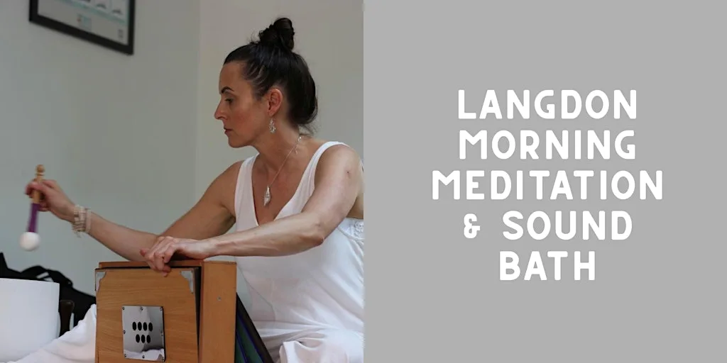 Langdon morning meditation & sound bath at Langdon Nature Discovery Park (new)