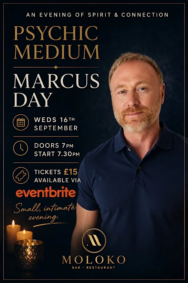 An evening with Psychic medium Marcus Day