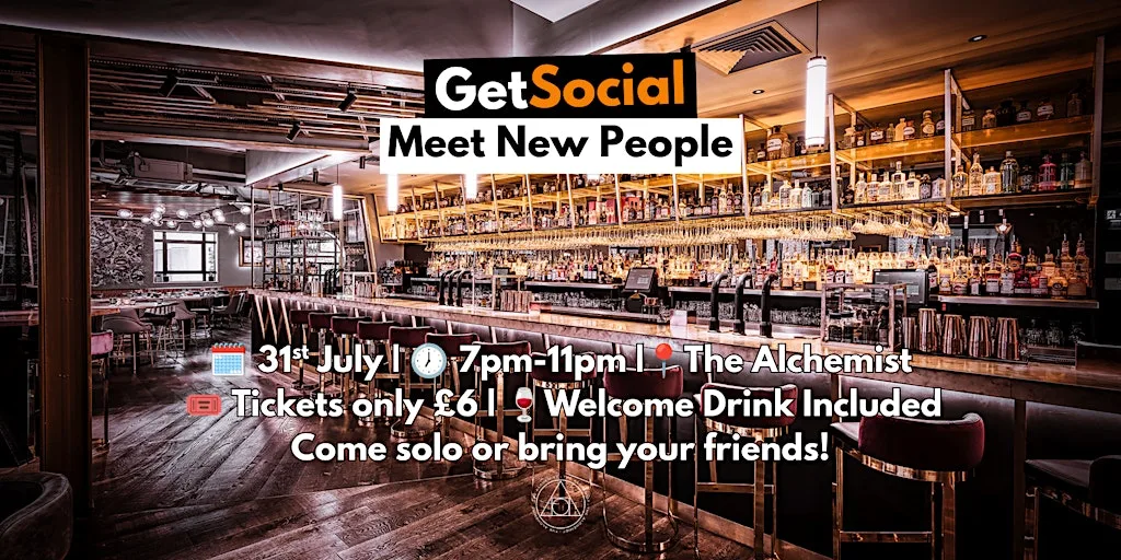 Birmingham Social for Young Professionals (20s–40s) | Meet New People at The Alchemist Brindleyplace