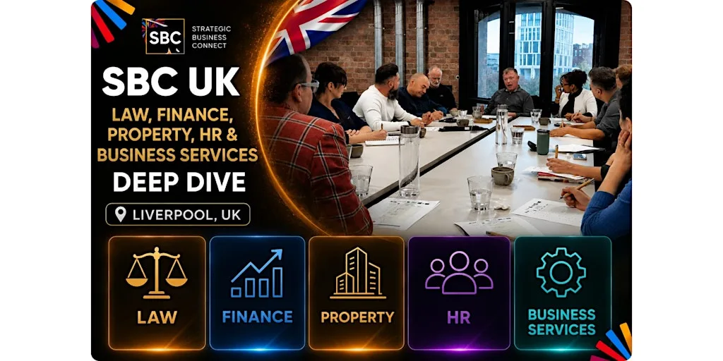 Exclusive 'SBC Deep Dive' networking. (Legal, Finance, Property & HR)