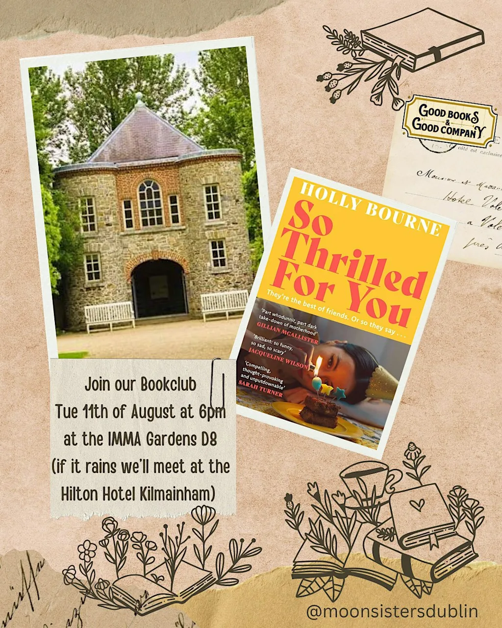 Outdoor Book Club at IMMA. Irish Museum of Modern Art