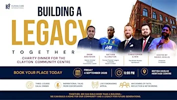 Building a Legacy: HCI Charity Dinner for the Clayton Community Centre at The British Muslim Heritage Centre