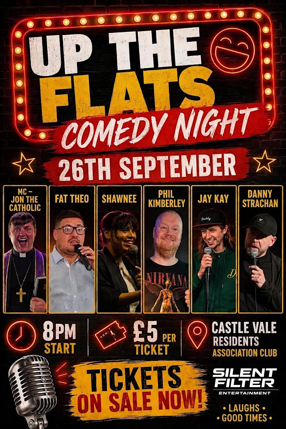 Up The Flats Comedy Night at Castle Vale Residents Association Club