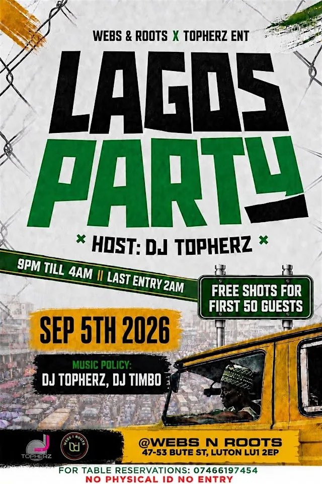 LAGOS PARTY LUTON