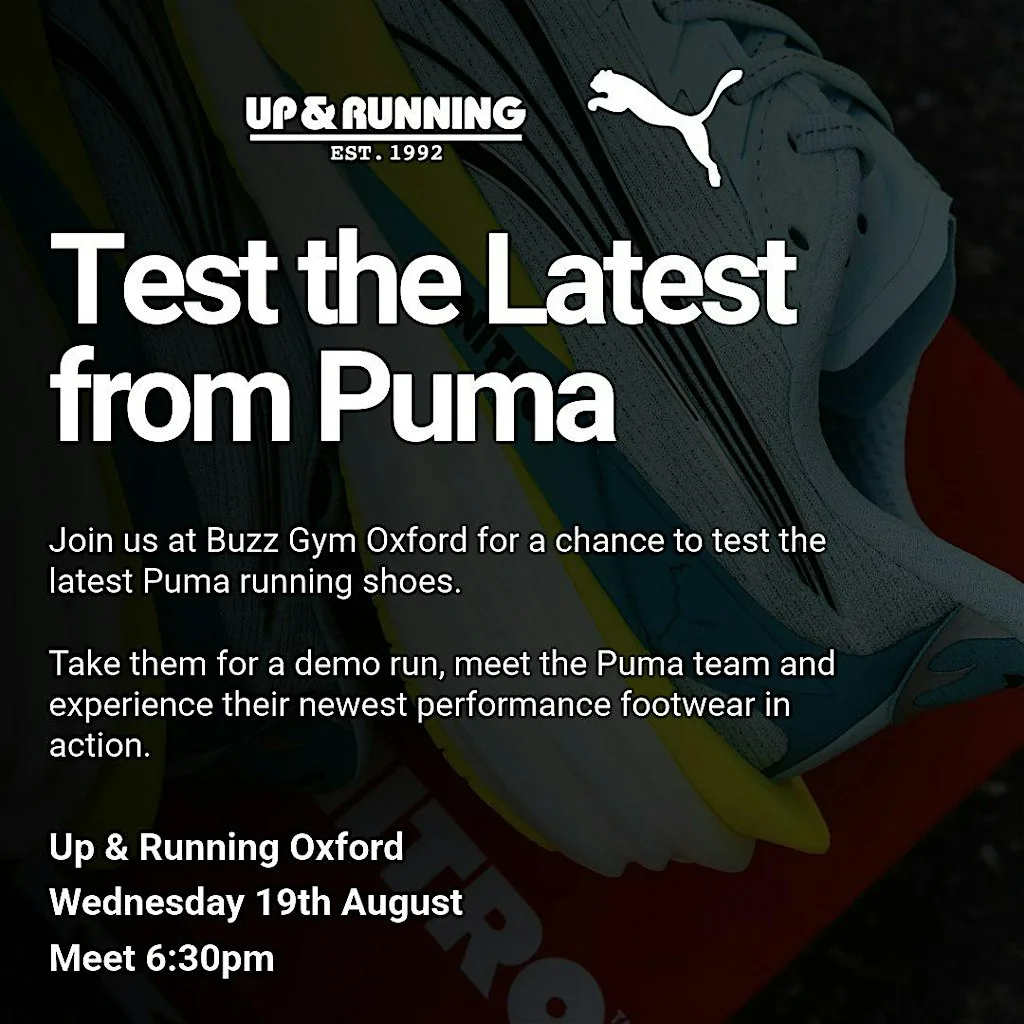 Up and Running X Buzz Gym Puma Event (non-gym members sign up)