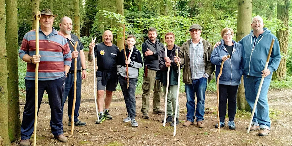 Whittle your own Walking Stick, Merlin Staff or Foraging Crook - Canterbury at Goodnestone Park Gardens