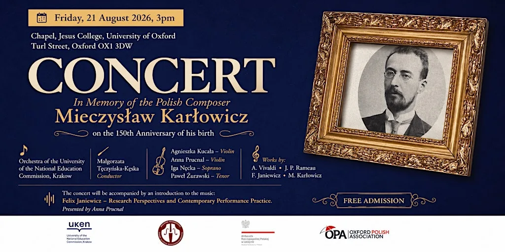 Concert in memory of the Mieczyslaw Karlowicz