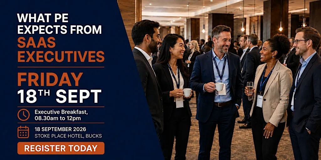 Executive Breakfast for SaaS CEOs, CROs, GTM Leaders, VPs, & PE/VC Partners