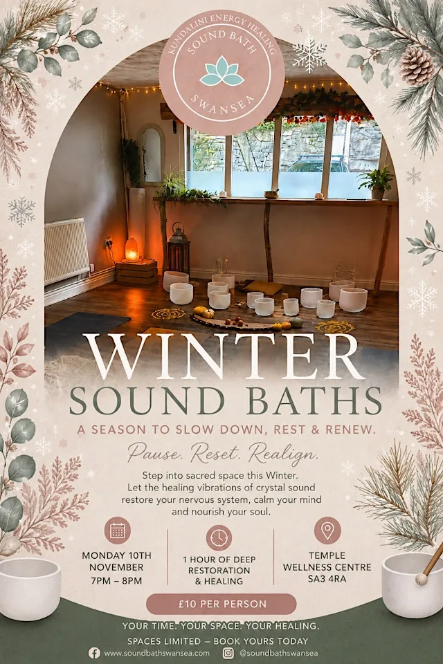 Winter Sound Bath at Temple Wellness Centre