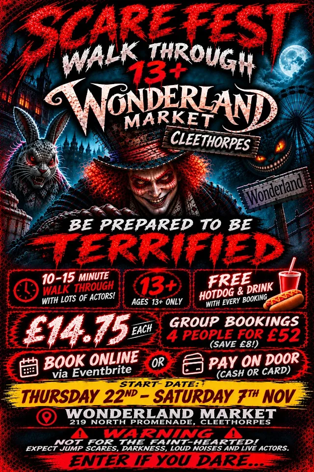 Halloween Scare Fest – Wonderland Market at Wonderland Warehouse Indoor Market